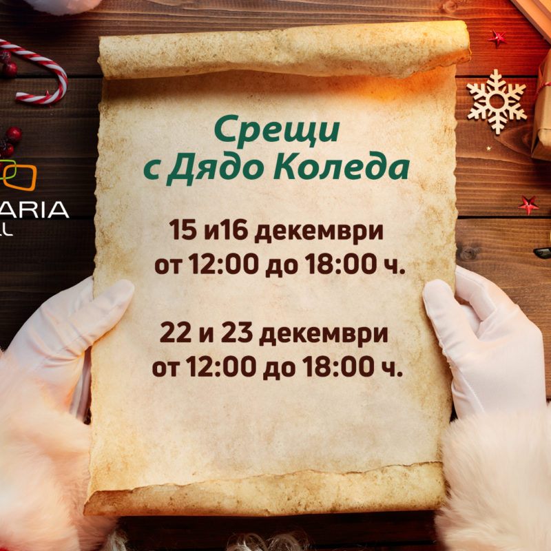 Дядо Коледа в Bulgaria Mall